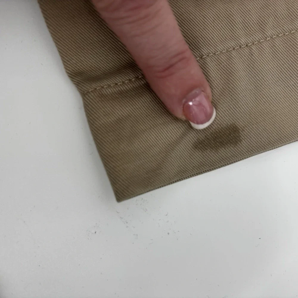 Polo Ralph‎ Lauren Pants Mens 33x32 Khaki Beige Chino Straight Leg Pleated Front